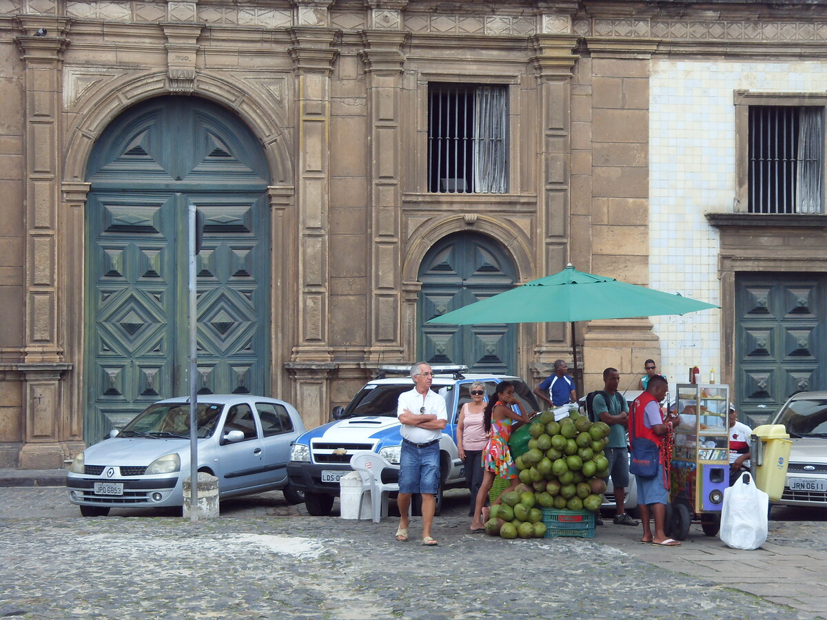 Historischer Platz im Pelourinho von Salvador da Bahia